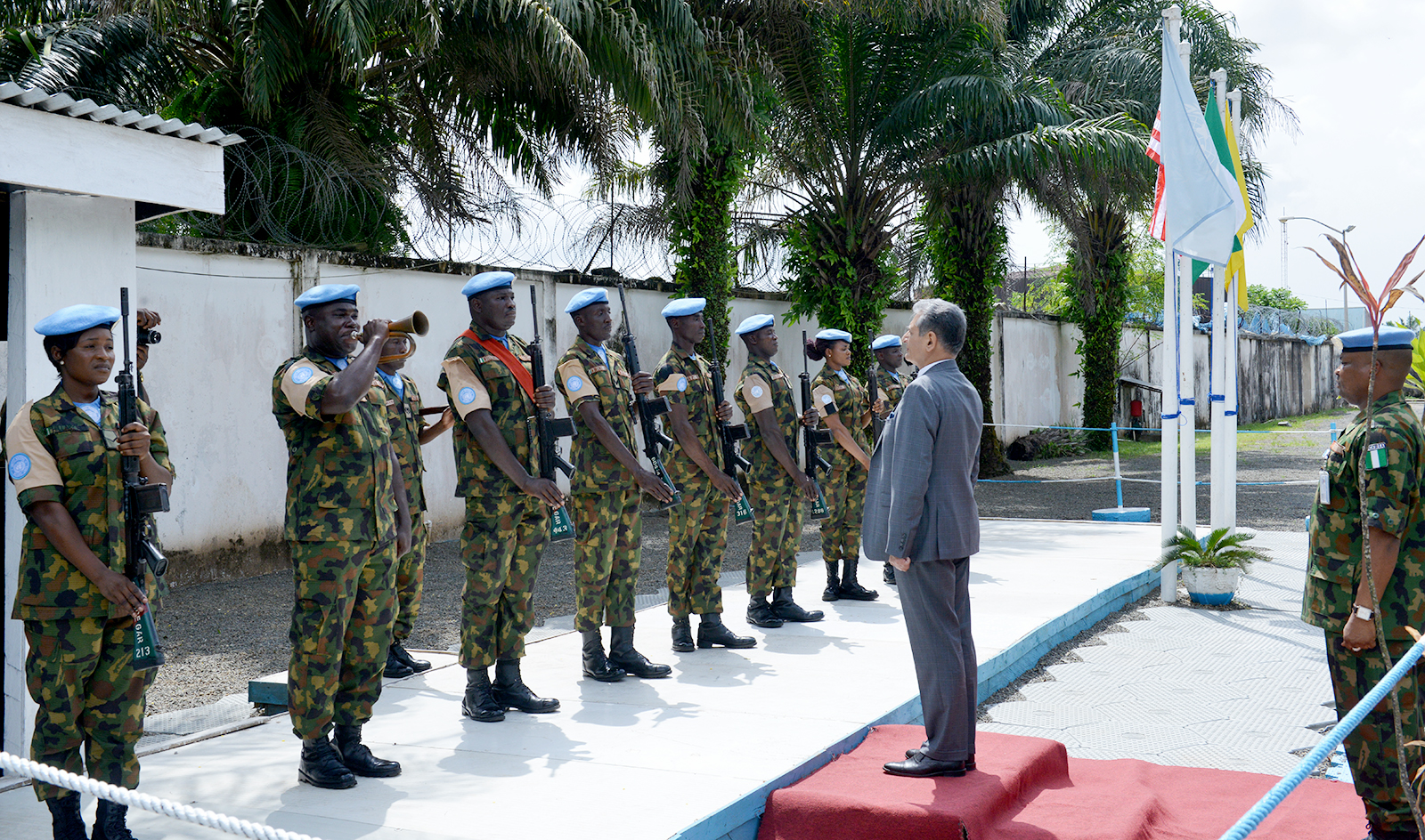 UNMIL Peacekeepers conferred with United Nations medals for their ...