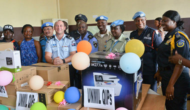 UNMIL donates to LNP