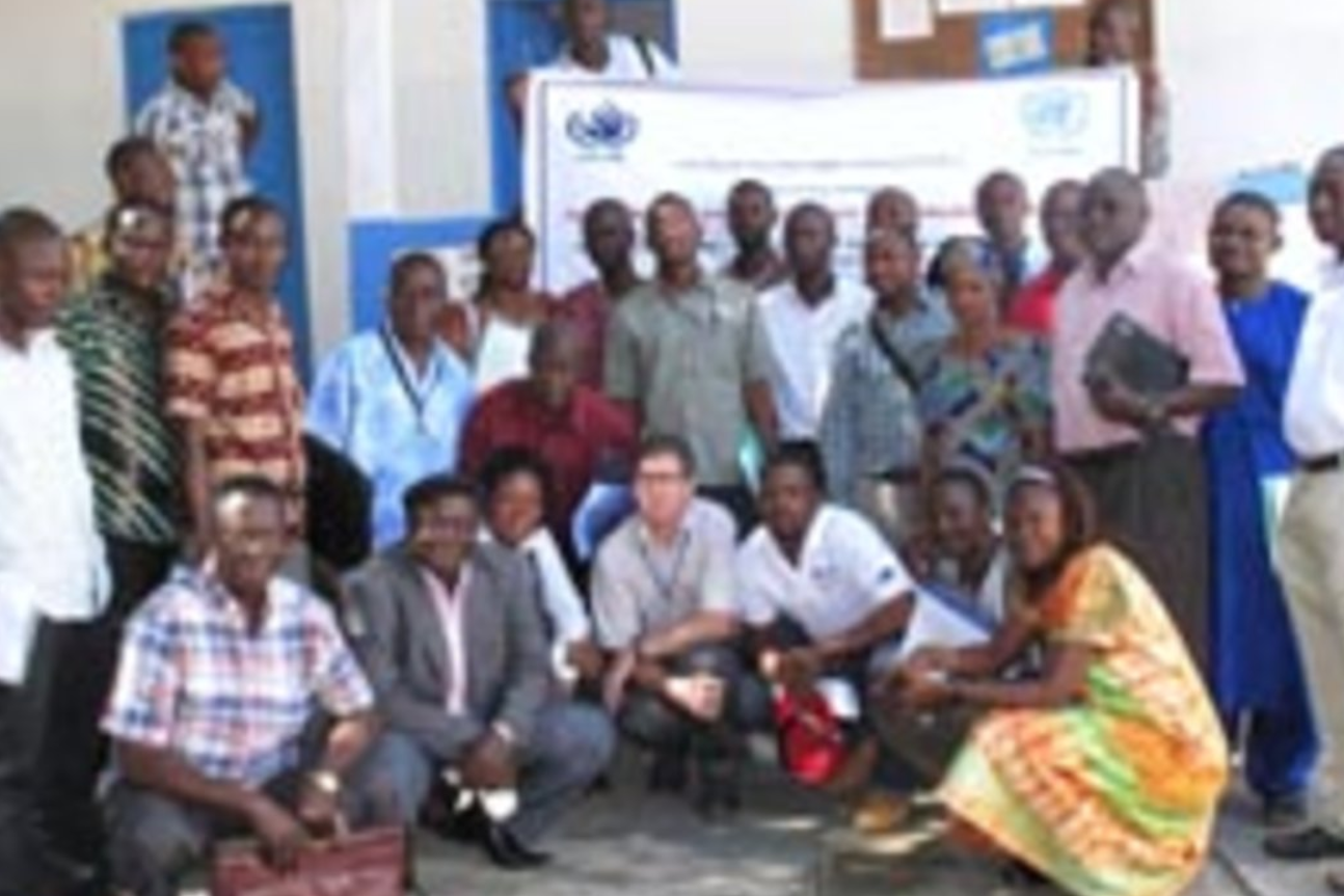 UNIPSIL Human Rights Section delivers HRBA trainings for local councilors and development planners.