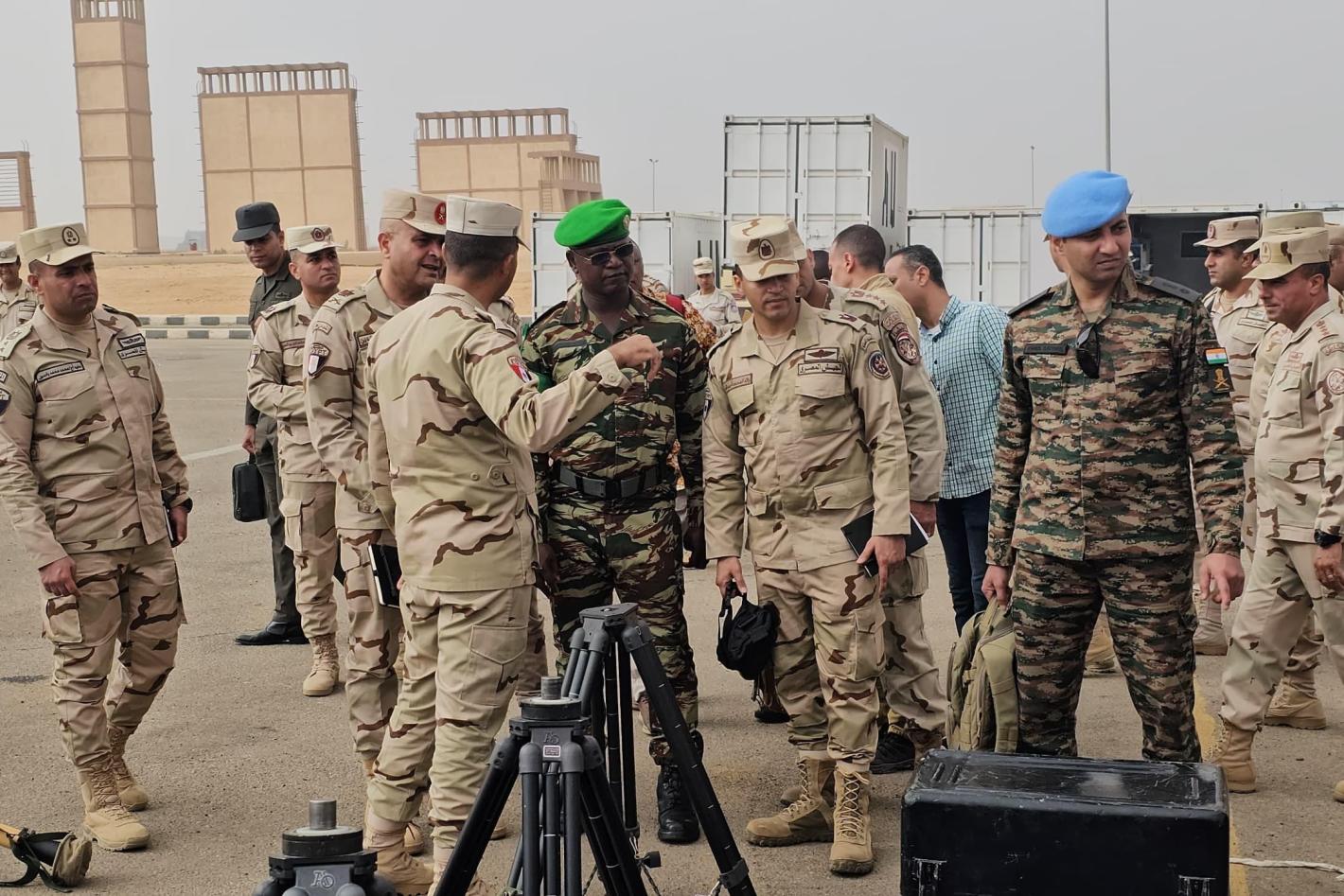 UNOAU supports Pre-Deployment Verification of Egyptian Contingents for AUSSOM