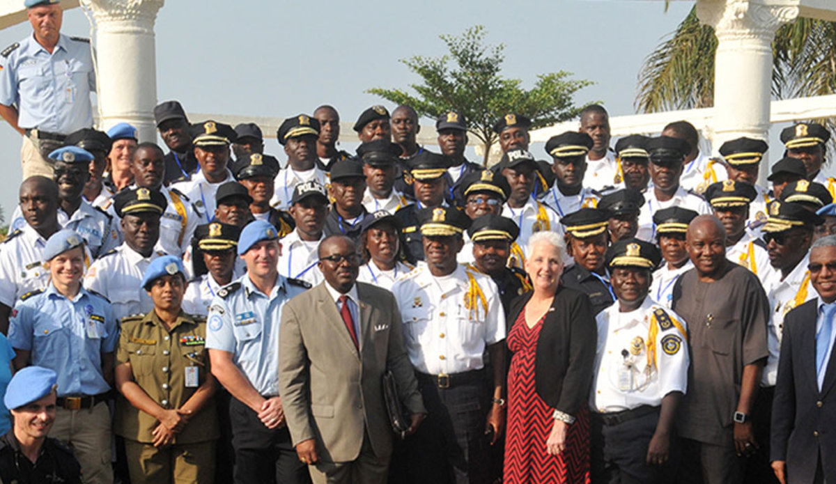 UNPOL and LNP in group photo