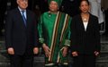Members of the UN Security Council meet the President of Liberia and her cabinet