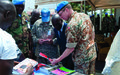 Sector “A” Commander Donates Books to Sinoe High School