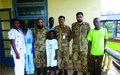 Pakistani Peacekeepers save the life of a 14-year-old Liberian boy