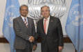 United Nations Secretary-General, António Guterres meets his Special Representative for Liberia, Farid Zarif