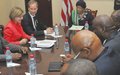 Top UN Envoy Assesses Peacebuilding Priorities in Post-Ebola Liberia